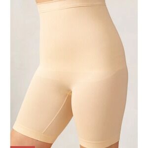 SHARPERMINT Essentials High Waisted High Control Shaper Shorts Beige Nude XL/2XL